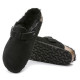 Birkenstock Suede Leather Boston Shearling